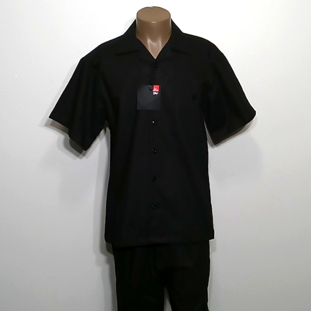 Vintage & Revolutionary 2pc Black Men's Short sleeves short set by FAR